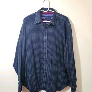 Pronto Uomo blue Button up shirt size XL